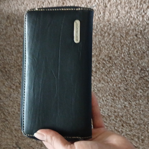 Montana west  black leather trifold wallet - Picture 14 of 16